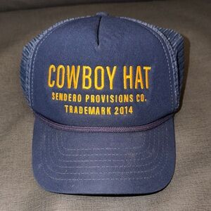 Sendero Navy Trucker “Cowboy” Hat